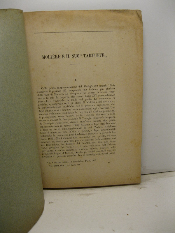 Molière e il suo Tartuffe